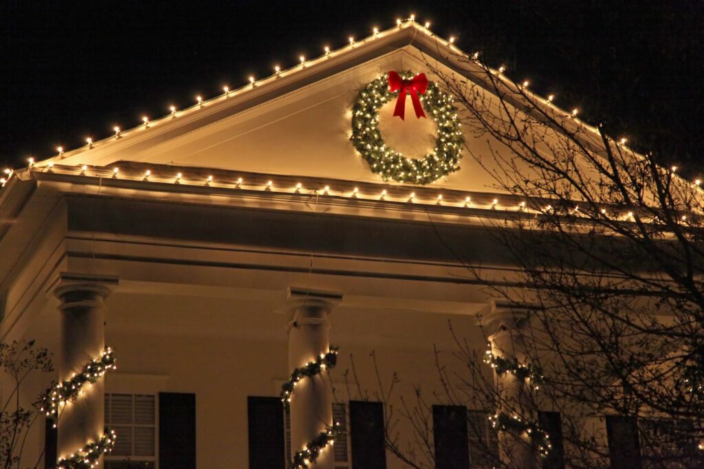 Christmas lighting installation Centerton AR