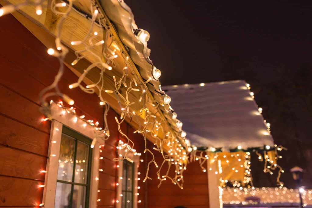 Christmas lighting installation Fayetteville AR